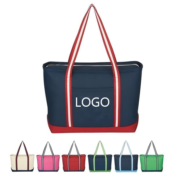 Large Cotton Canvas Travel Totes