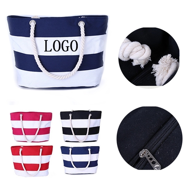 Eco-Conscious Canvas Beach & Pool Bag