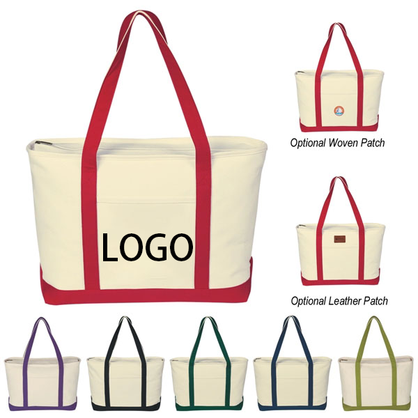 Jumbo Cotton Canvas Market Totes